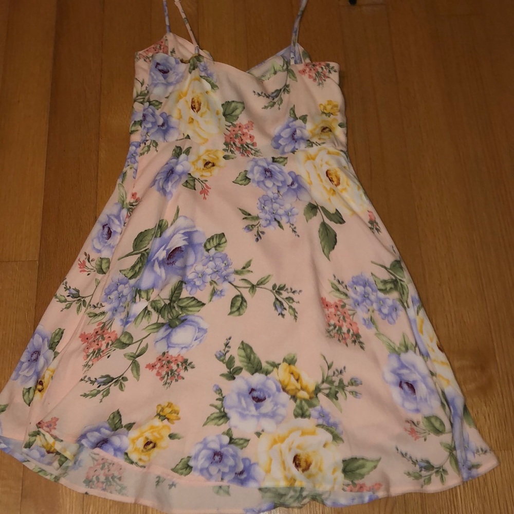 Pink Flower Dress - Picture 4 of 5